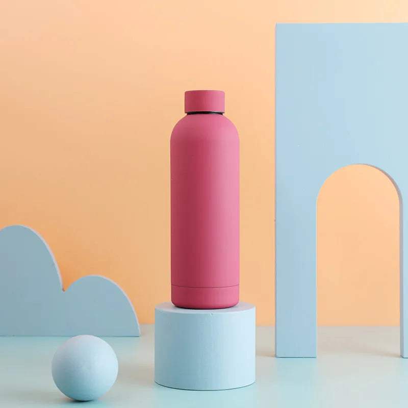 500ml Reusable Stainless Steel Vacuum Bottle – Laser Logo – 13