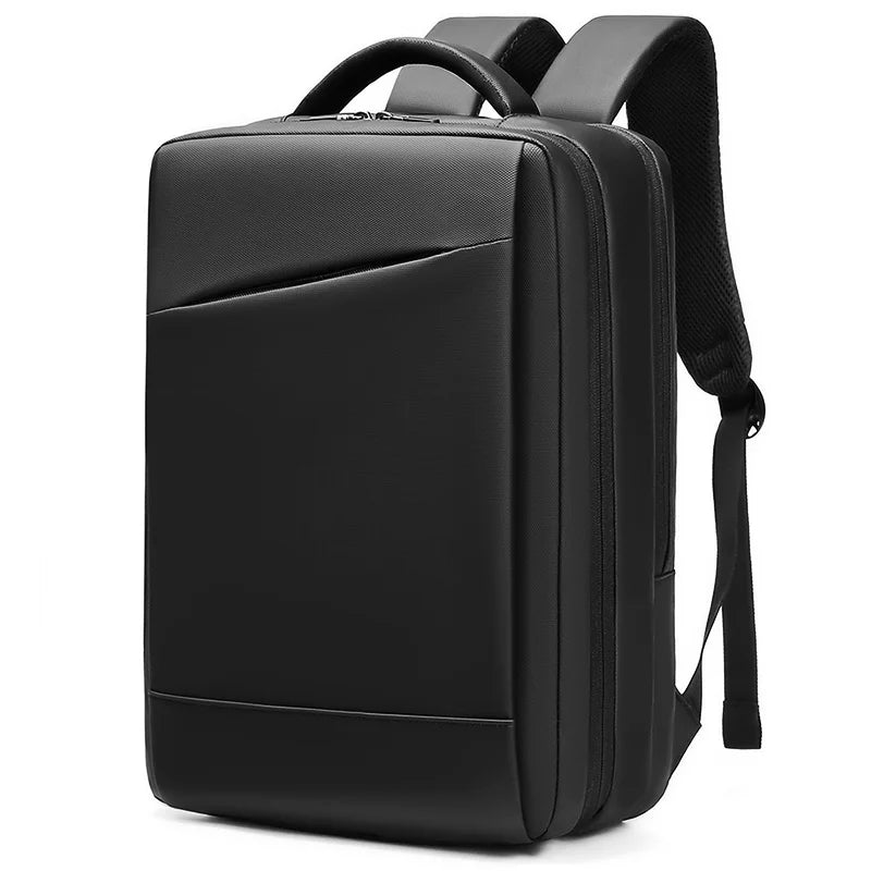 Mingao 1822 Anti-Theft USB Outdoor School Laptop Backpack - Black