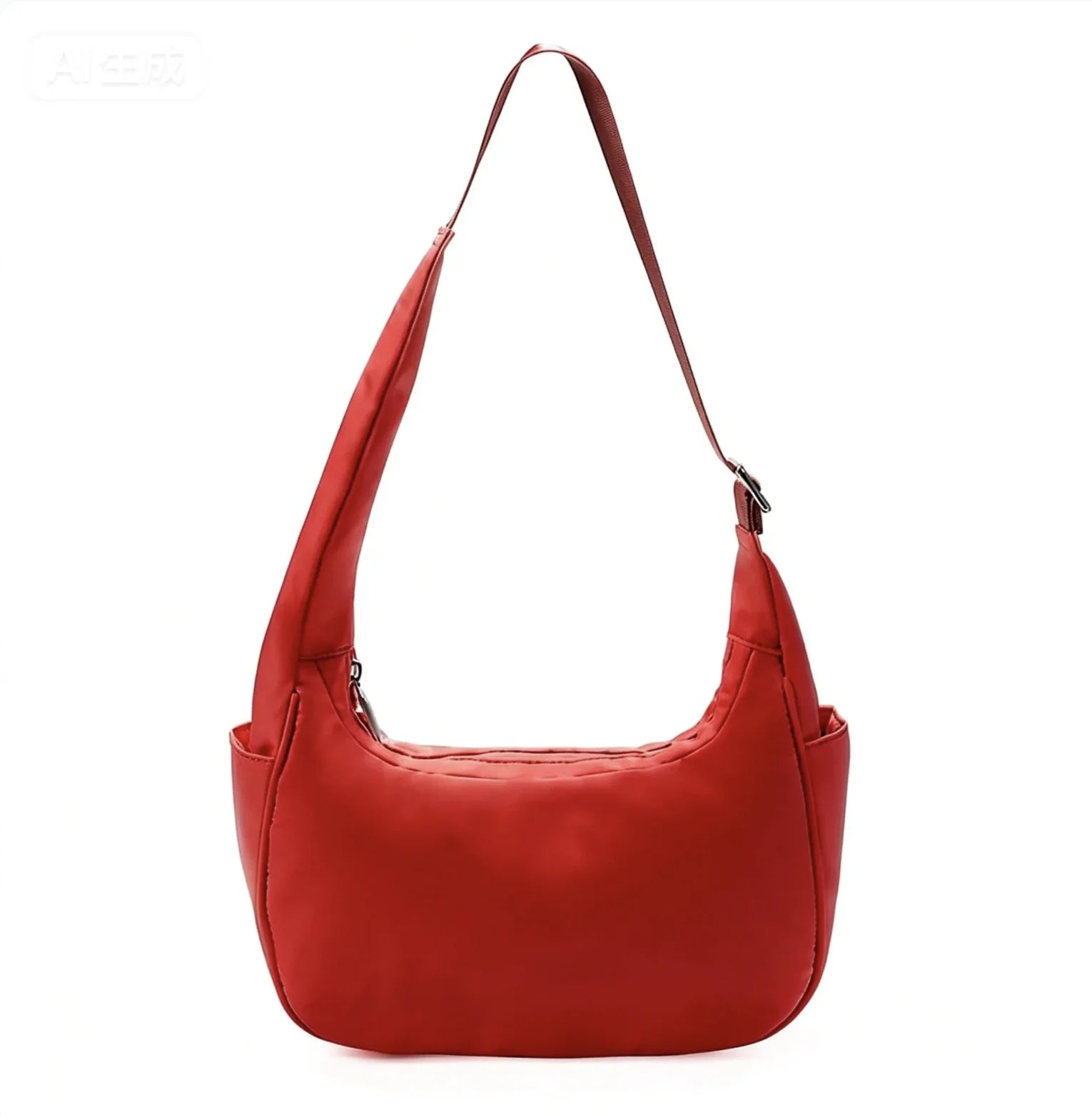 Backper Hercules Leopard Crossbody Tote — Red