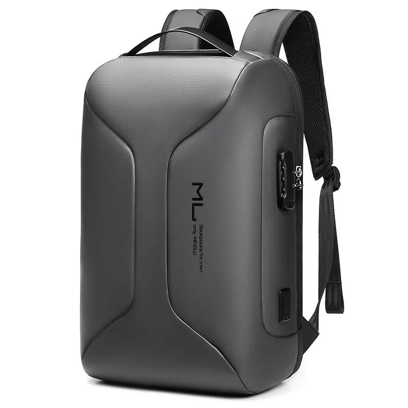 Mingao 22088 Anti-Theft USB 15" Laptop Backpack - Grey