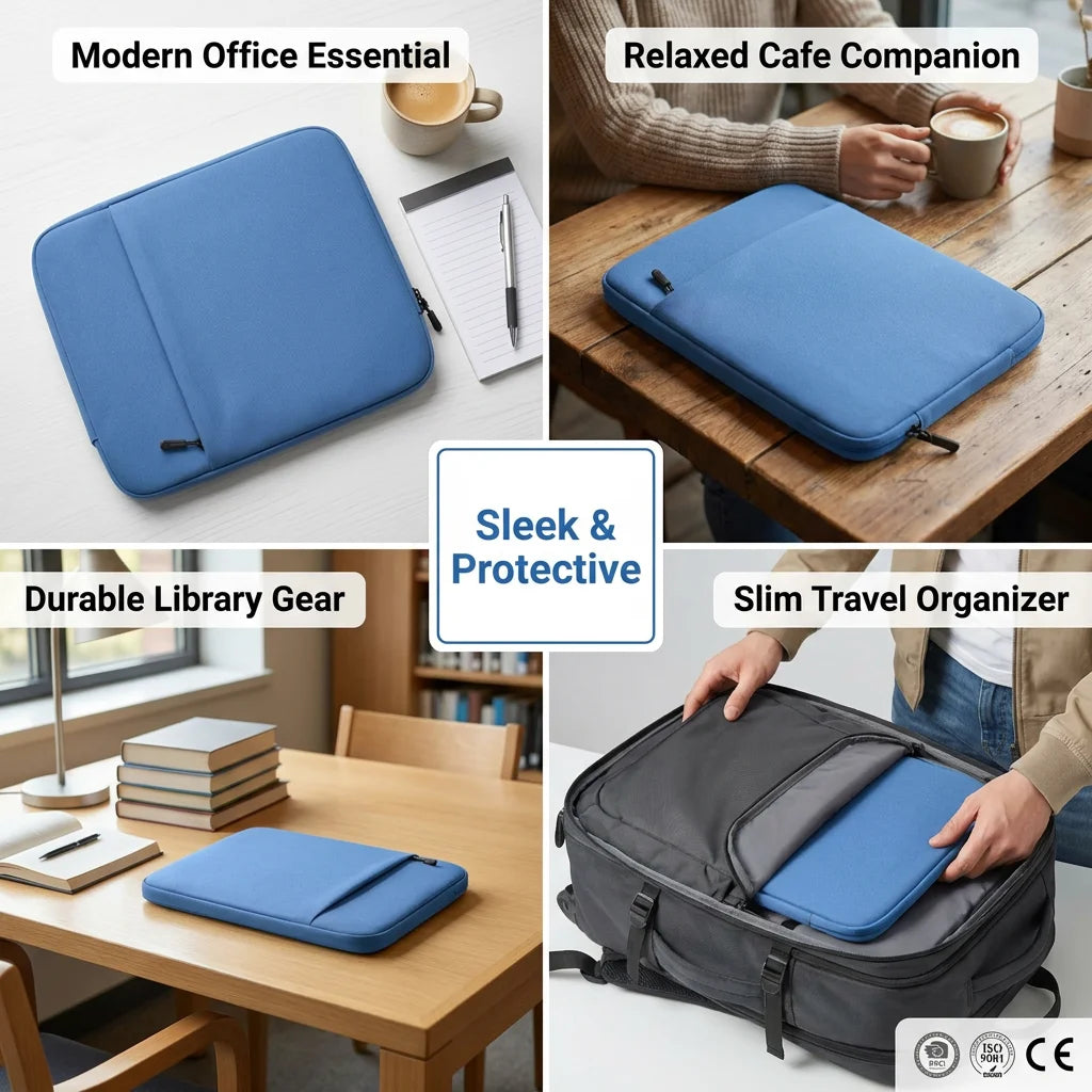Backper Antares Neoprene Laptop Sleeve — size view