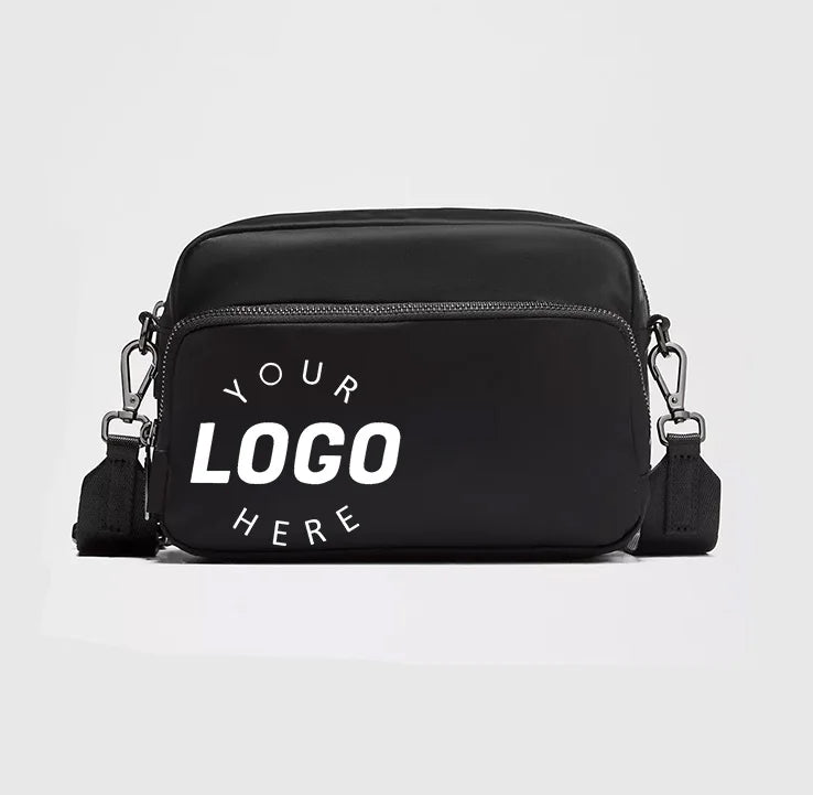 Backper Eridanus Fruit-Print Crossbody — Black