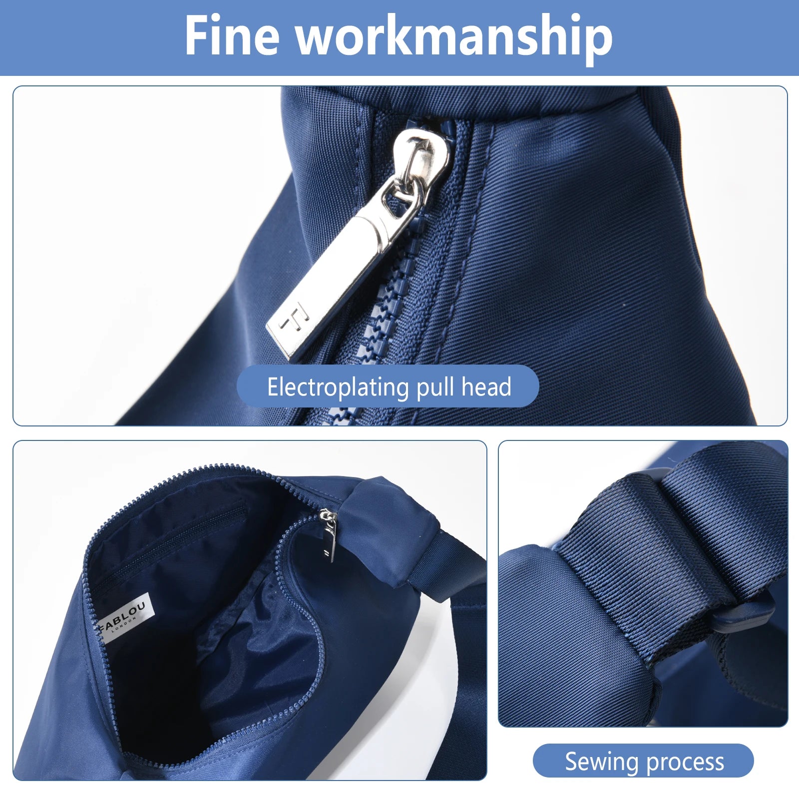 Backper Hydra Crescent Moon Bag — strap detail
