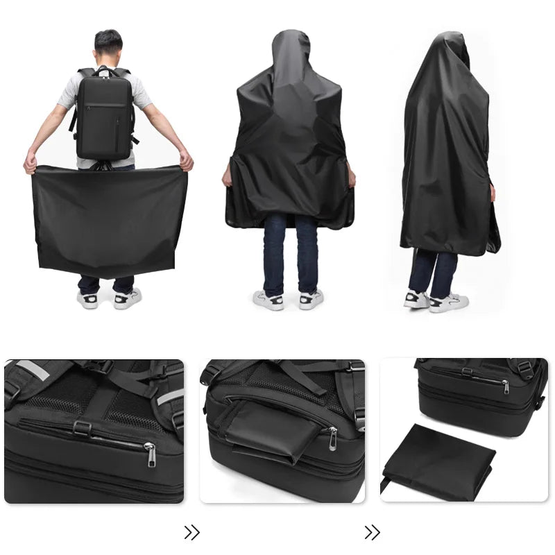 Mingao 1055 Multifunctional Smart USB Travel Laptop Backpack - 3