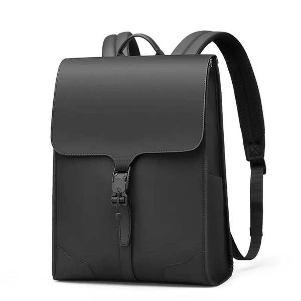 Sponde retro flip travel laptop backpack in black
