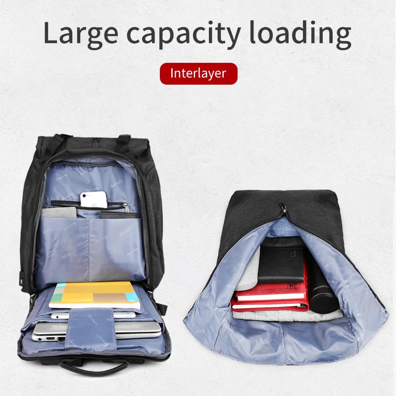 Mingao 1810-L USB Anti-Theft School Laptop Backpack