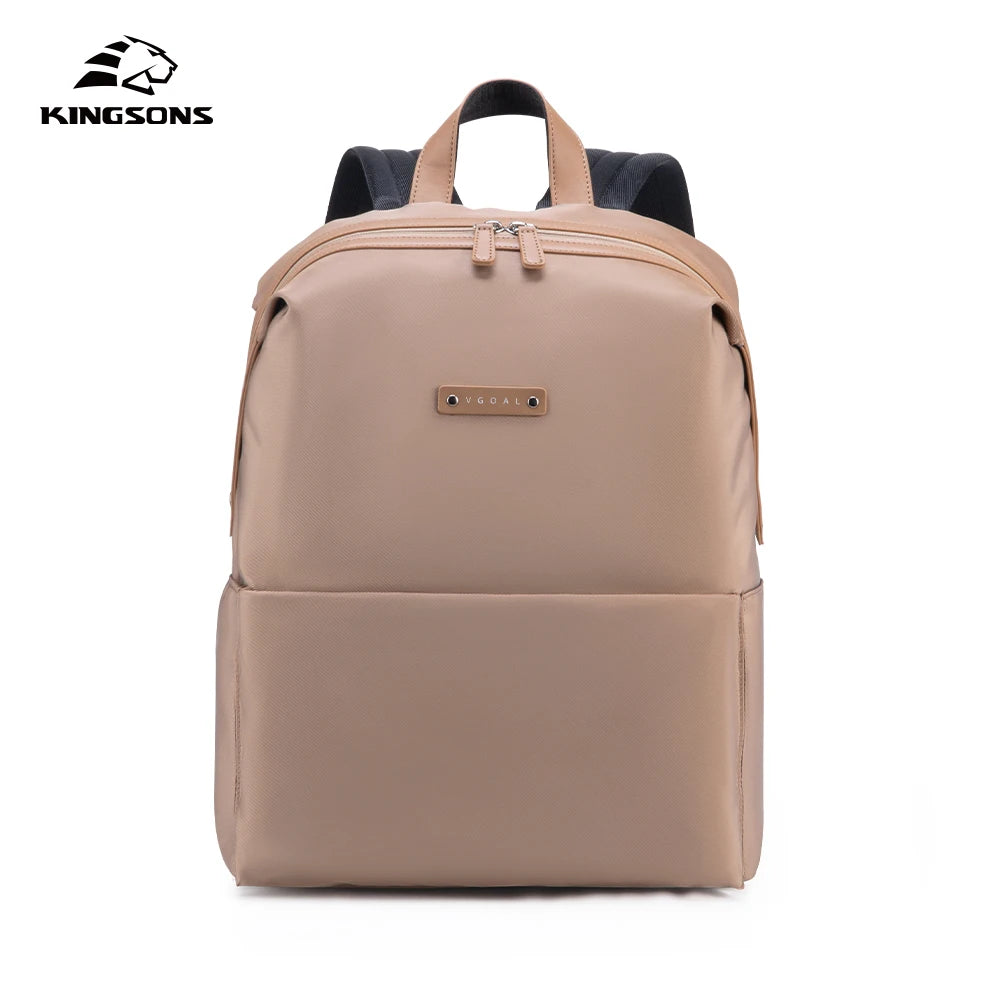 Kingsons women's school backpack — interior compartment