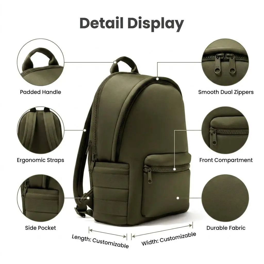 Backper Circinus City Commuter Backpack — front view