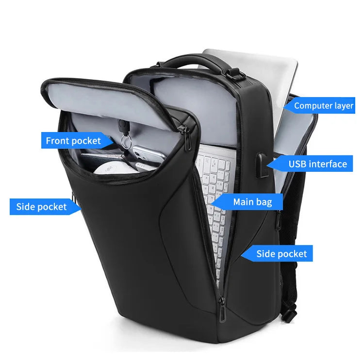 Mingao 2018 USB Anti-Theft Business Laptop Backpack