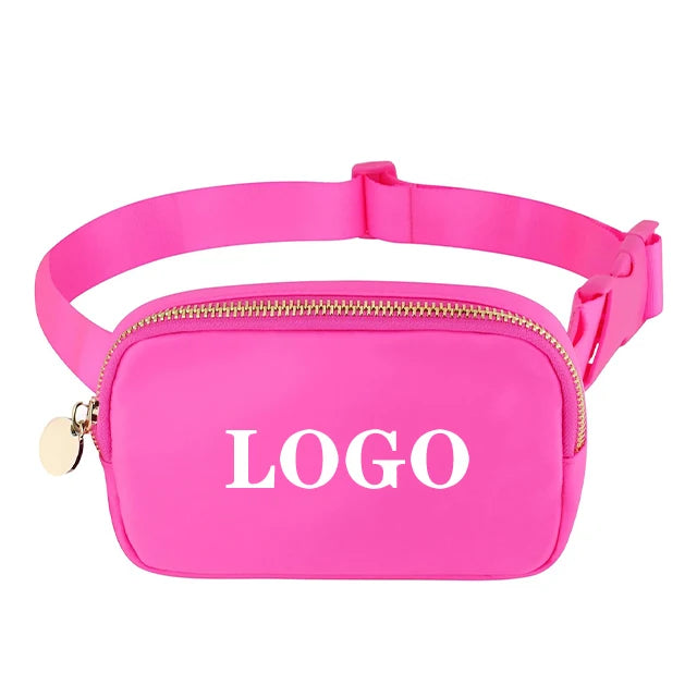 Backper Triangulum Sublimation Sport Waist Bag — Hot Pink