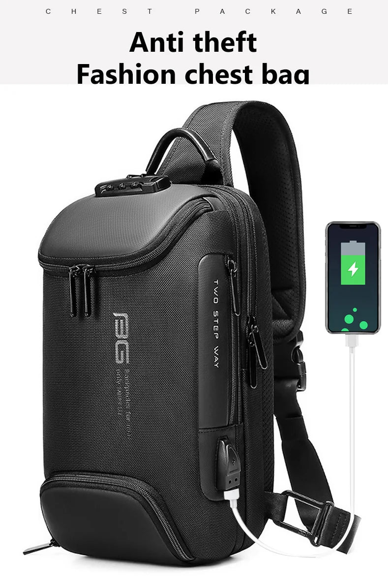 Mingao 7082 USB Anti-Theft Crossbody Sling Bag - detail 1