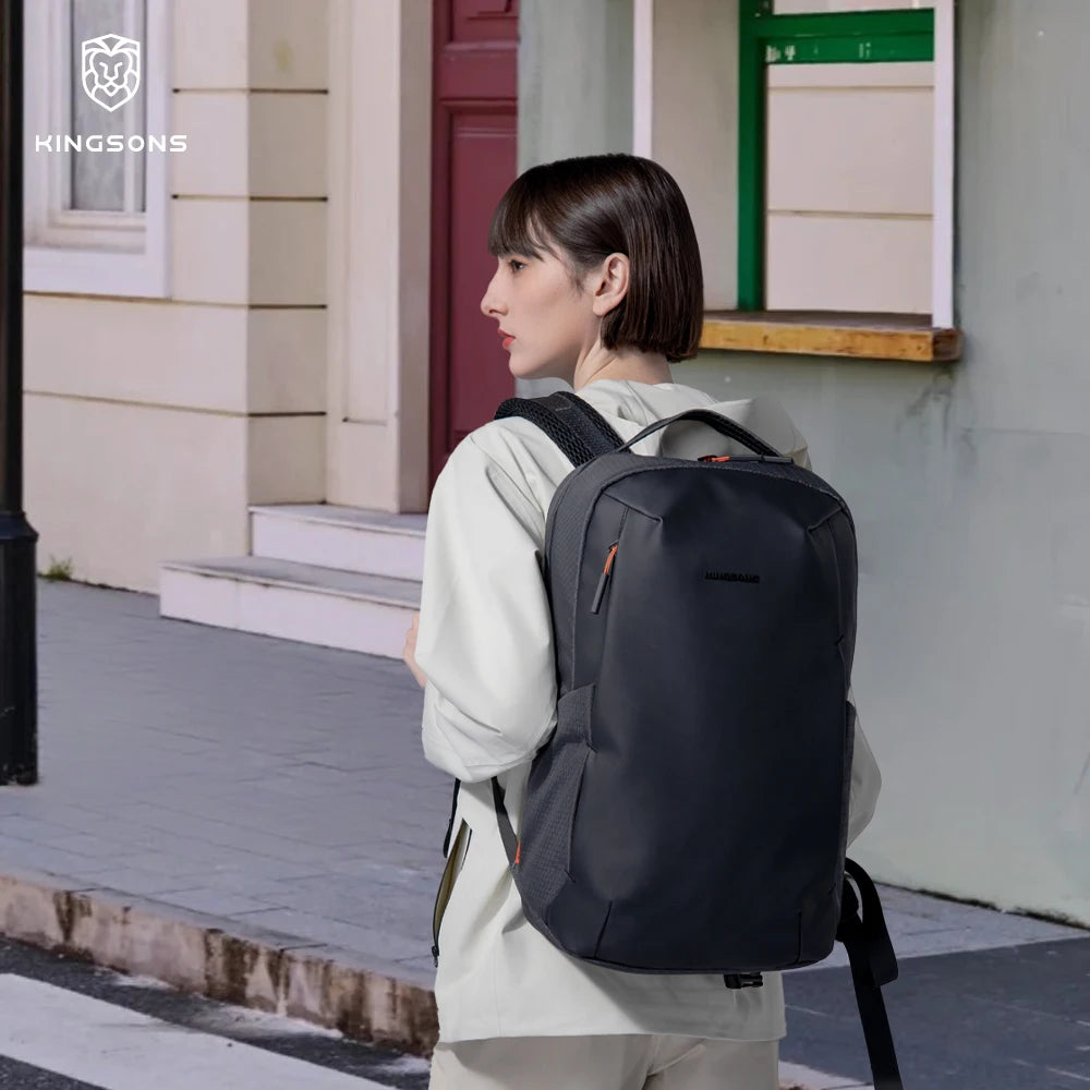 Kingsons women's waterproof travel backpack — lifestyle shot