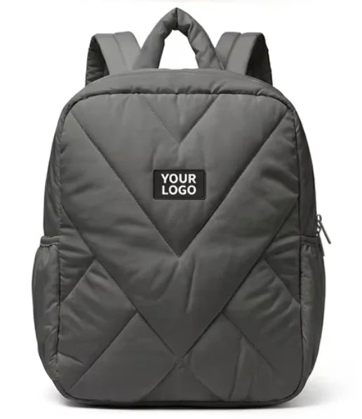 Backper Libra Puffer Backpack — Grey