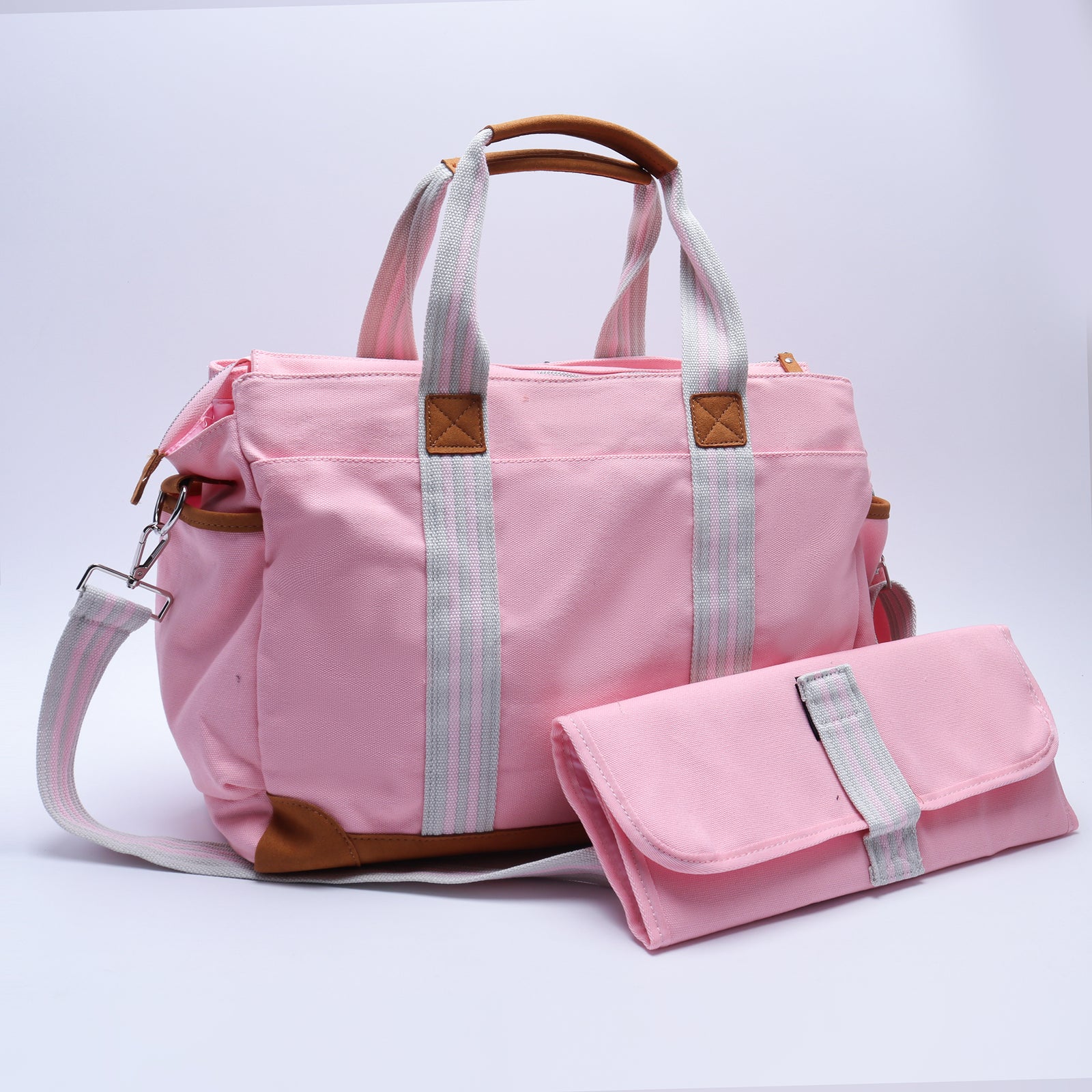 Backper Grus KMDB57 canvas mommy diaper bag detail
