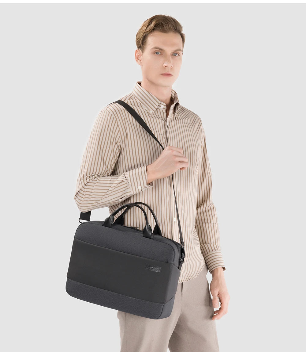 Kingsons 10L Leather Laptop Shoulder Bag