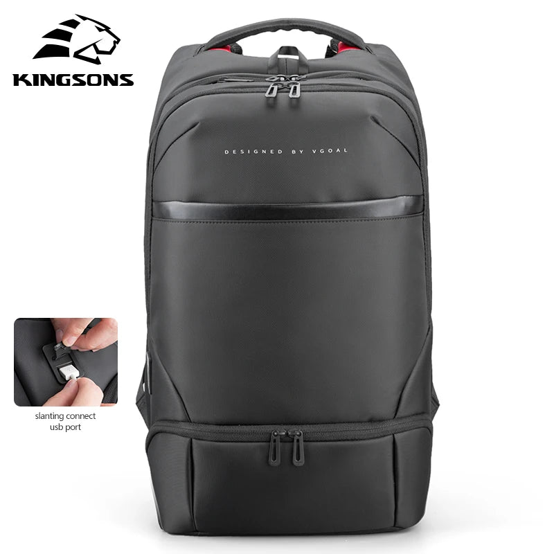 Kingsons USB charging travel backpack