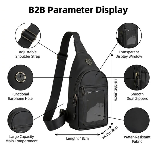 Backper Ara Graded Card Crossbody — angle view