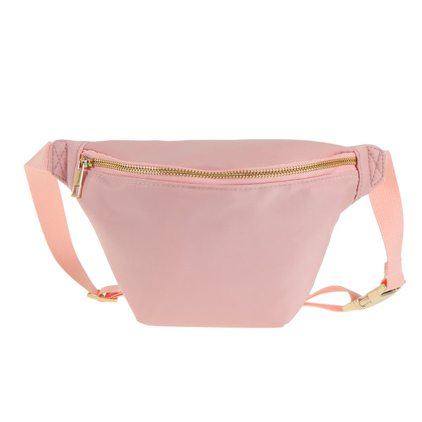 Backper Corvus Nylon Running Belt & Fanny Pack — Dark Pink