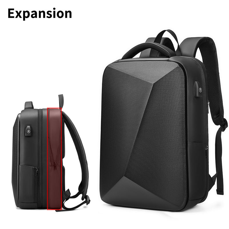 Mingao 5013 laptop backpack - Black Expandable