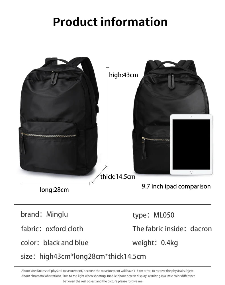 Mingao ML050 Japanese-Style Waterproof School Backpack - detail 3