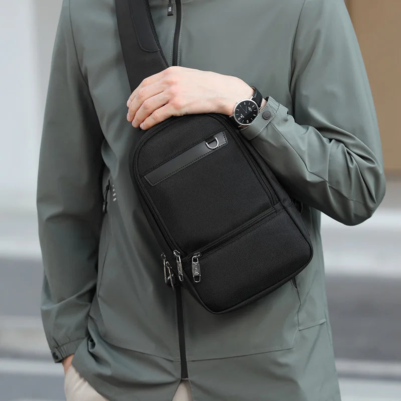 Mingao 1048 USB Waterproof Crossbody Sling Bag