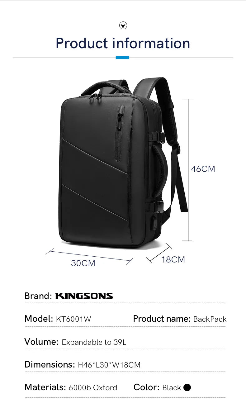 Kingsons KT6001W 30L Multi-Pocket Hiking Backpack