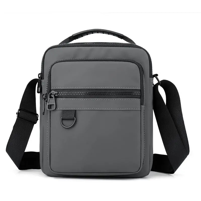 Backper Castor Crossbody Messenger Bag — Grey