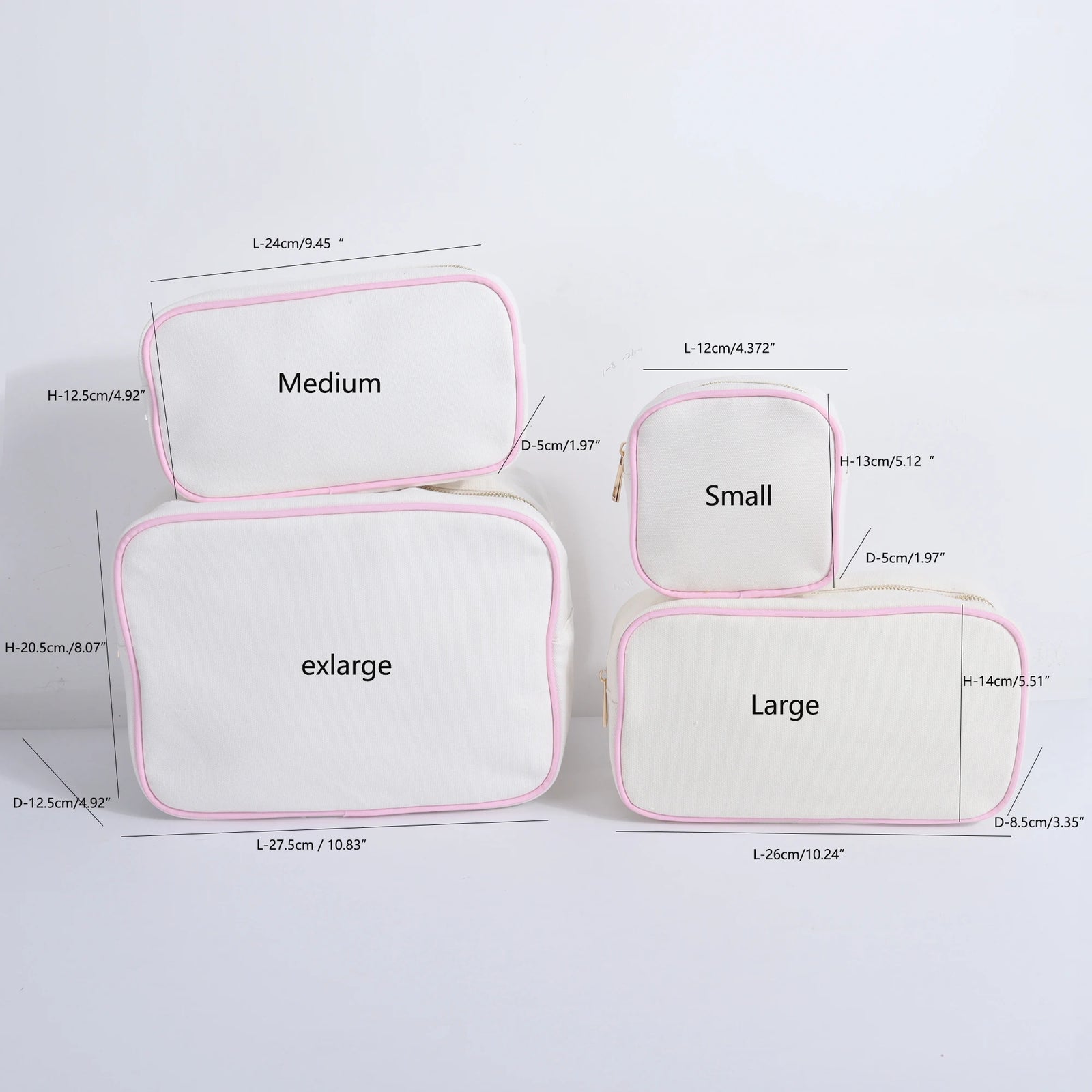 Keymay KMCC17 Canvas Cosmetic Bag — detail