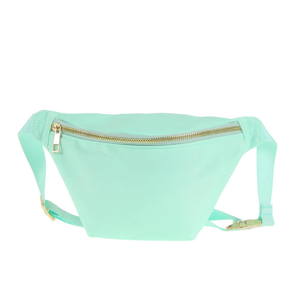 Backper Corvus Nylon Running Belt & Fanny Pack — Mint