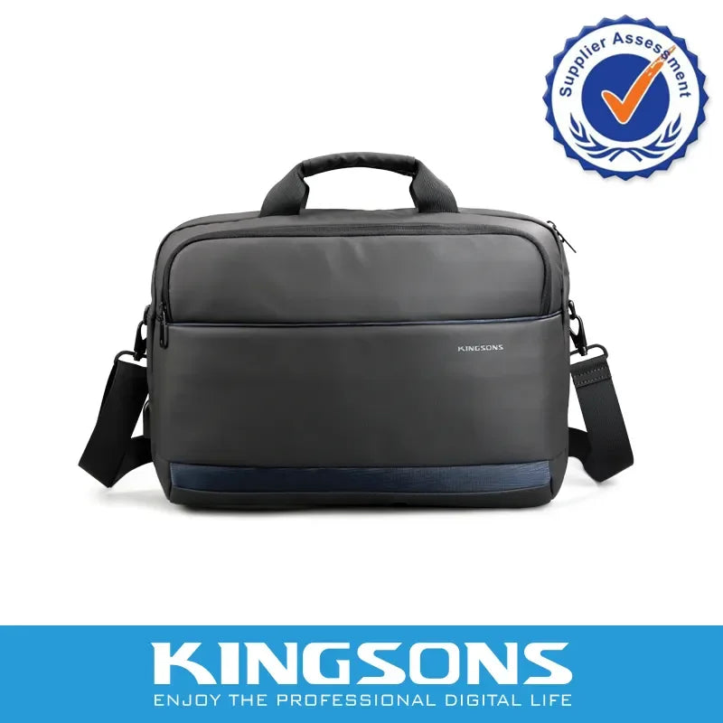 Kingsons waterproof business backpack — back panel