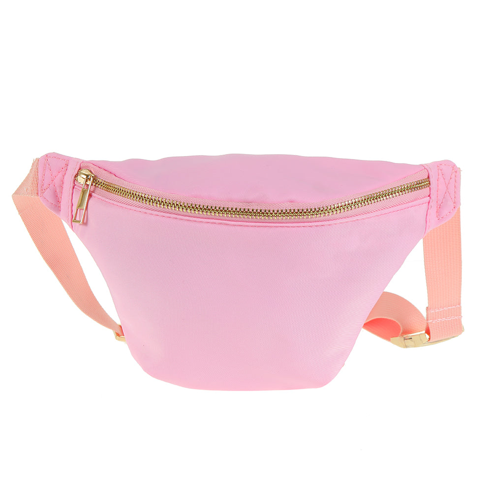 Backper Corvus Nylon Running Belt & Fanny Pack — Pink