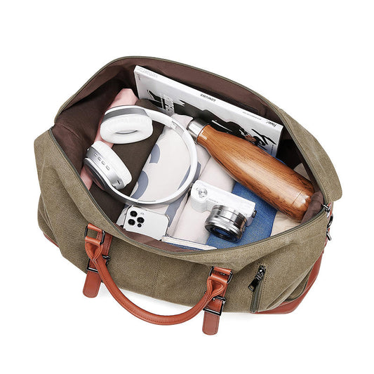 Mingao 402 canvas duffle bag side view