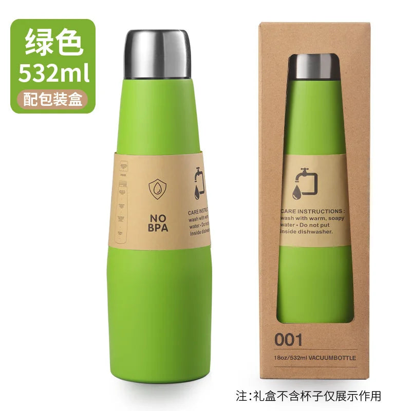 18oz Cola-Shape Double Wall Vacuum Thermos Bottle – 14