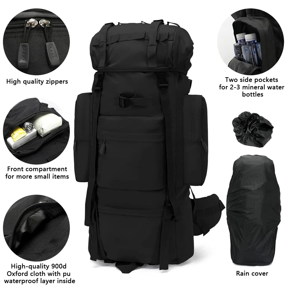 Hong BM-24M363 45L Camouflage Tactical Survival Backpack