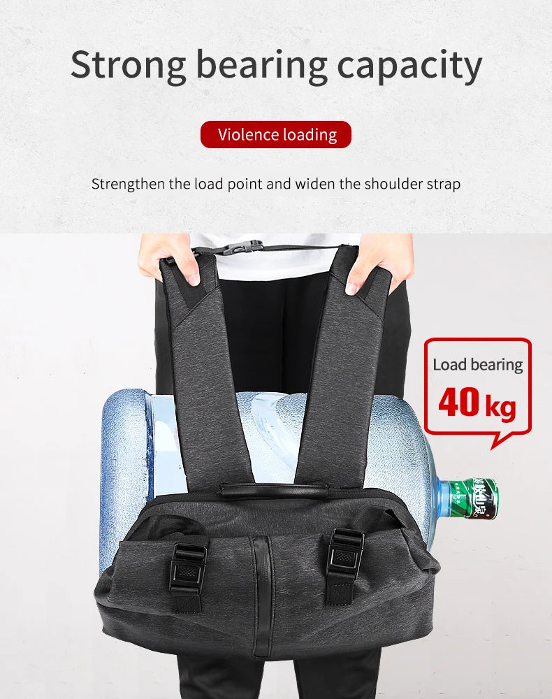 Mingao 1810-L USB Anti-Theft School Laptop Backpack - detail 2