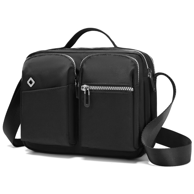 Mingao 192 Waterproof Crossbody Sling Shoulder Bag - Black