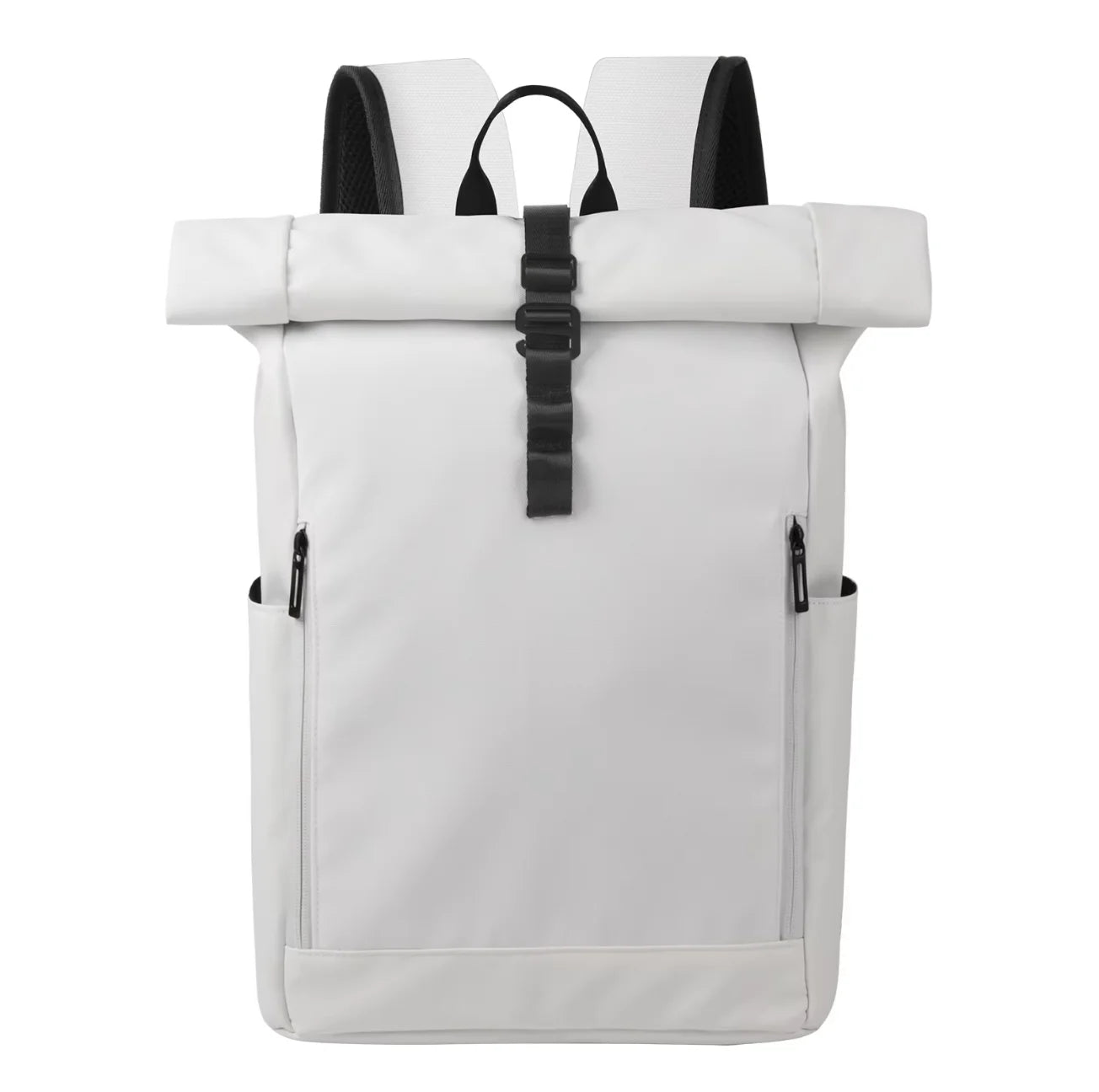Backper Merope Roll-Top City Backpack — White