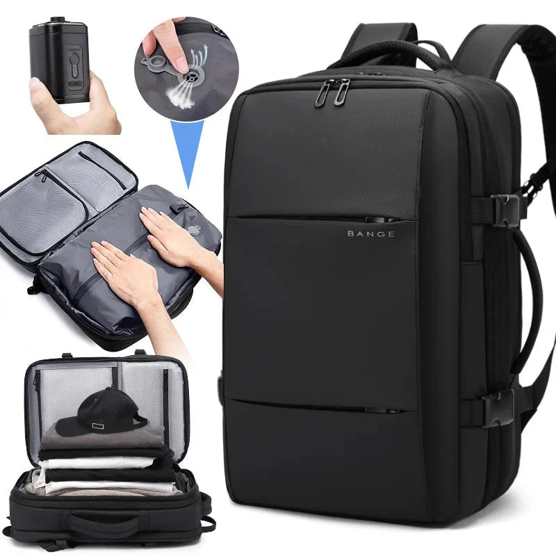 Backper Stella Expandable Polyester Backpack — interior compartment