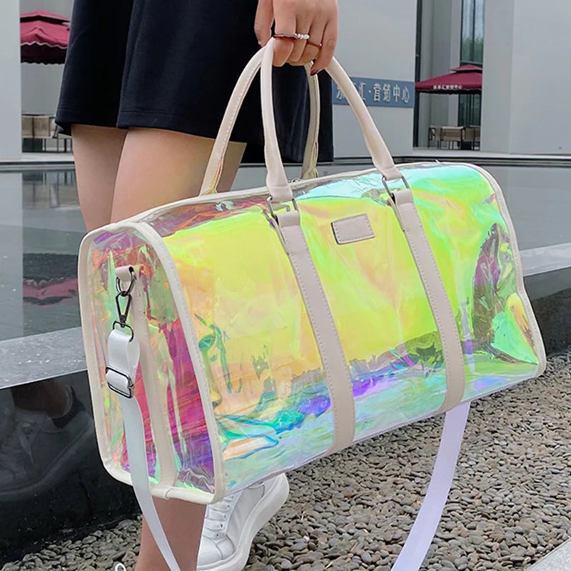 Keman KM258-1 Geometric Women Fashion Overnight Travel Bag 4