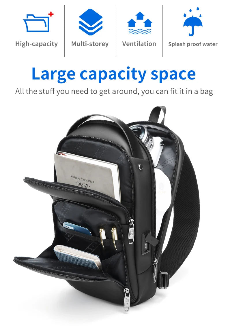 Mingao 1459 Waterproof Outdoor Crossbody Sling Chest Bag - detail 4