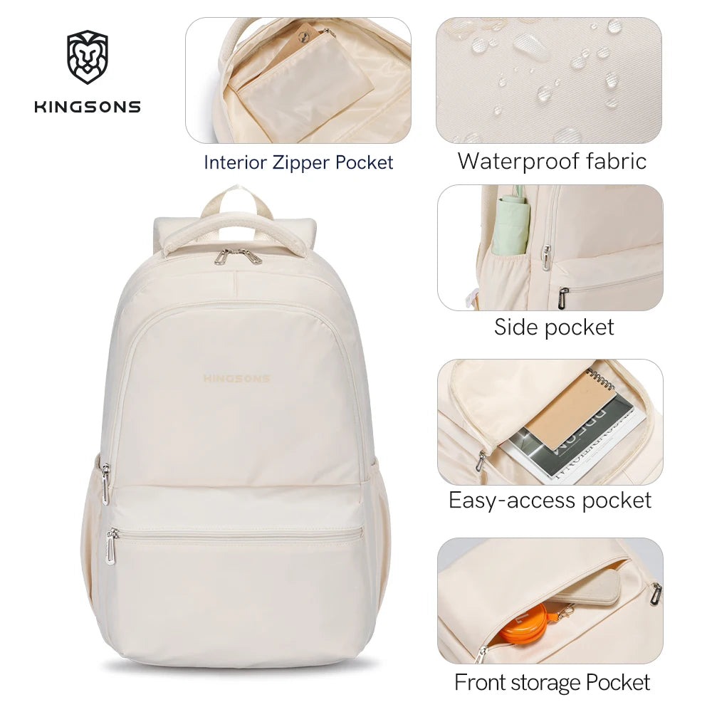 Kingsons kids' school backpack — front view