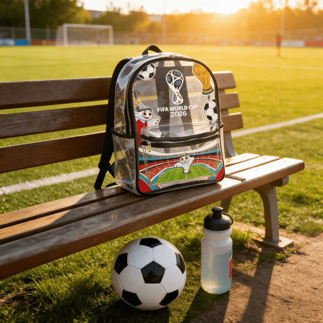 Backper Perseus KM2860 clear PVC stadium backpack detail