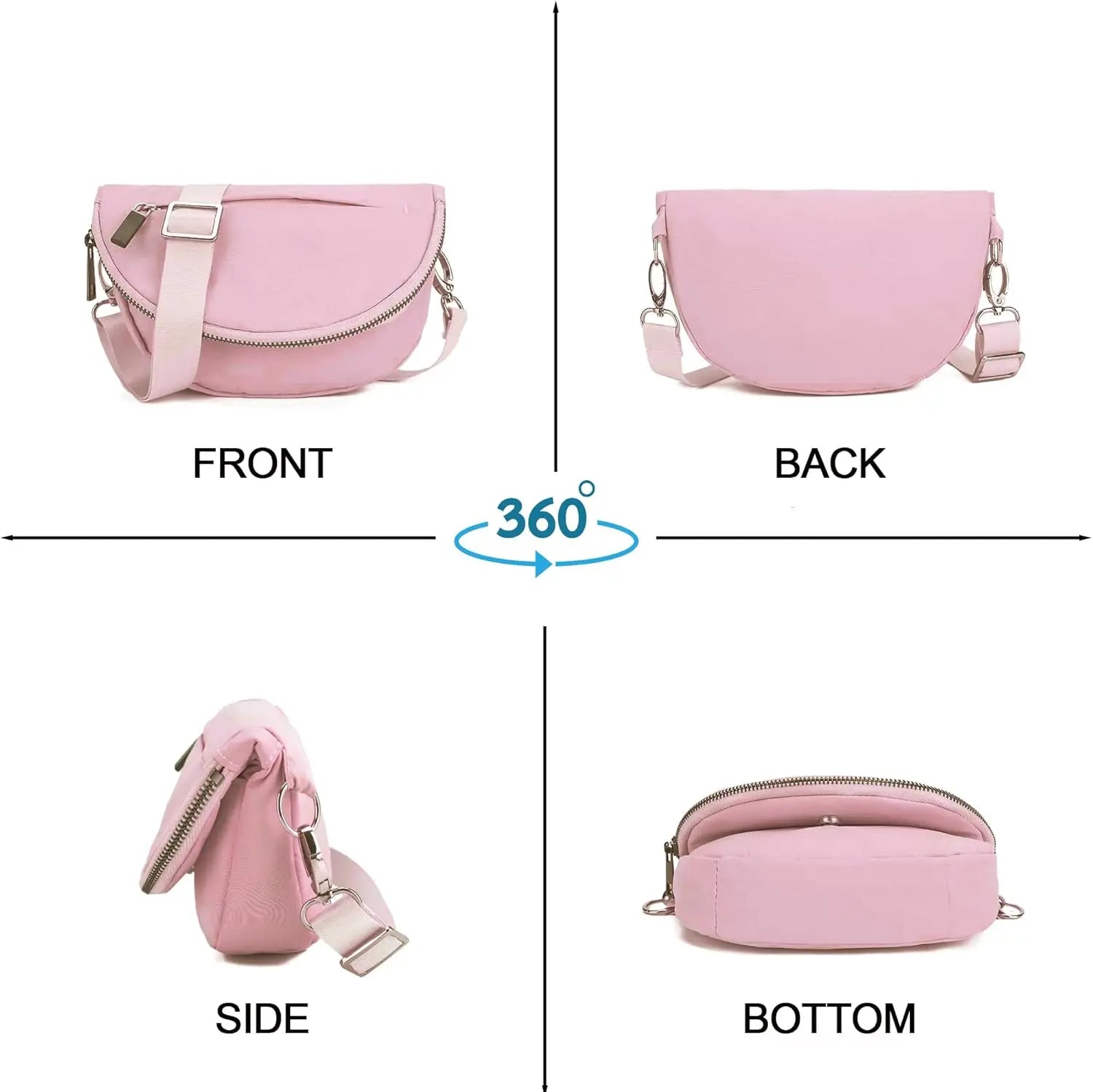 Backper Vulpecula Fruit Print Crossbody — angle view