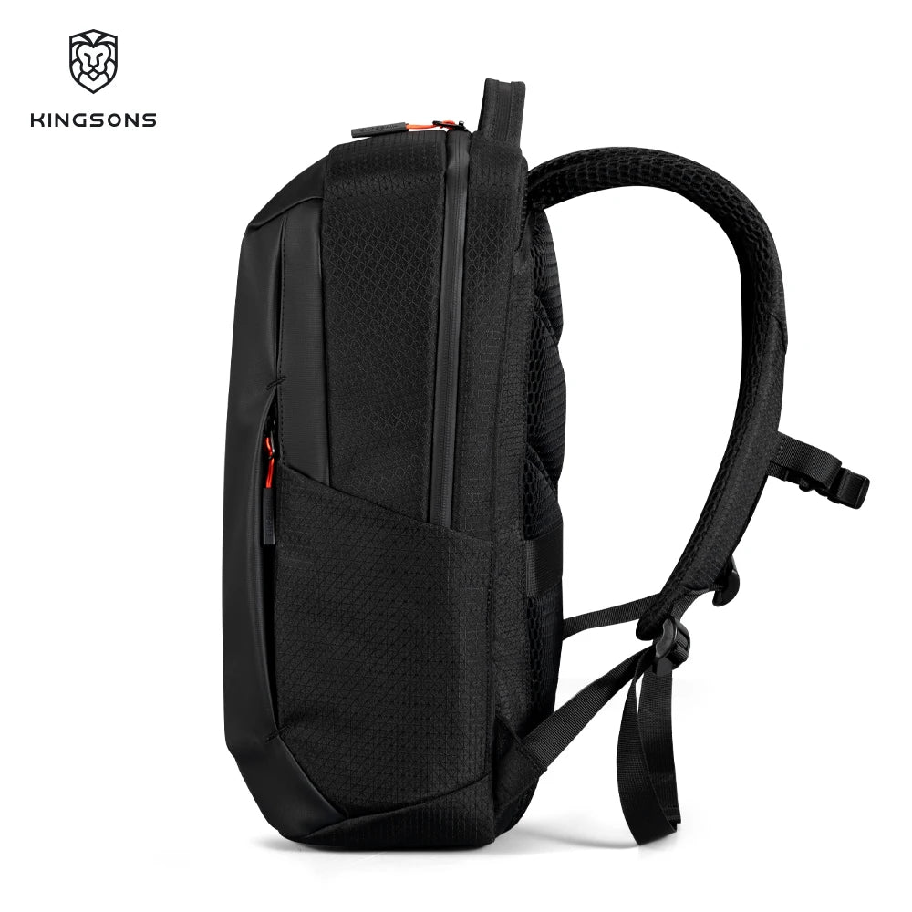 Kingsons women's waterproof travel backpack — back panel