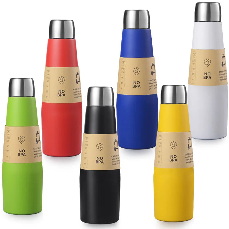 18oz Cola-Shape Double Wall Vacuum Thermos Bottle