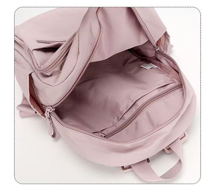 Korean-Style Tasseled Velvet Backpack for Women - Pink - Chrysoprase SJ8393SCH Senjia