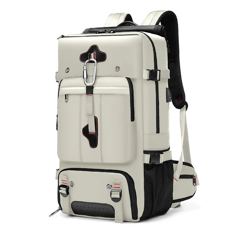 Mingao 2070 70L Waterproof Tactical Travel Backpack - Beige Nylon320