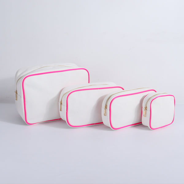 Backper Aquila Blank Canvas Cosmetic Bag — Hot Pink