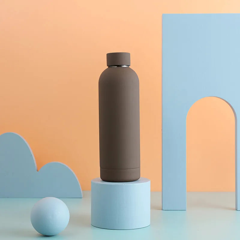500ml Reusable Stainless Steel Vacuum Bottle – Laser Logo – 12