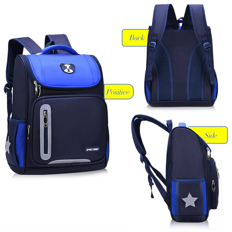Keman KMBC1006-2 Cartoon Girls Waterproof School Backpack